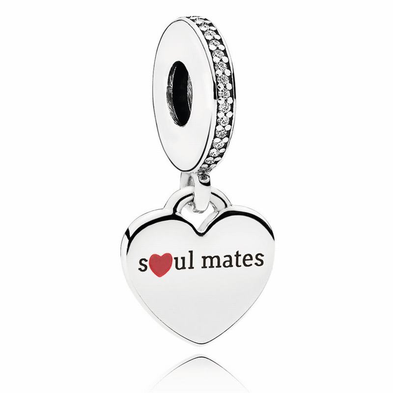 Pandora Soulmates Dangle Charm - Sterling Silver/Cubic Zirconia - Canada | RY2852VP